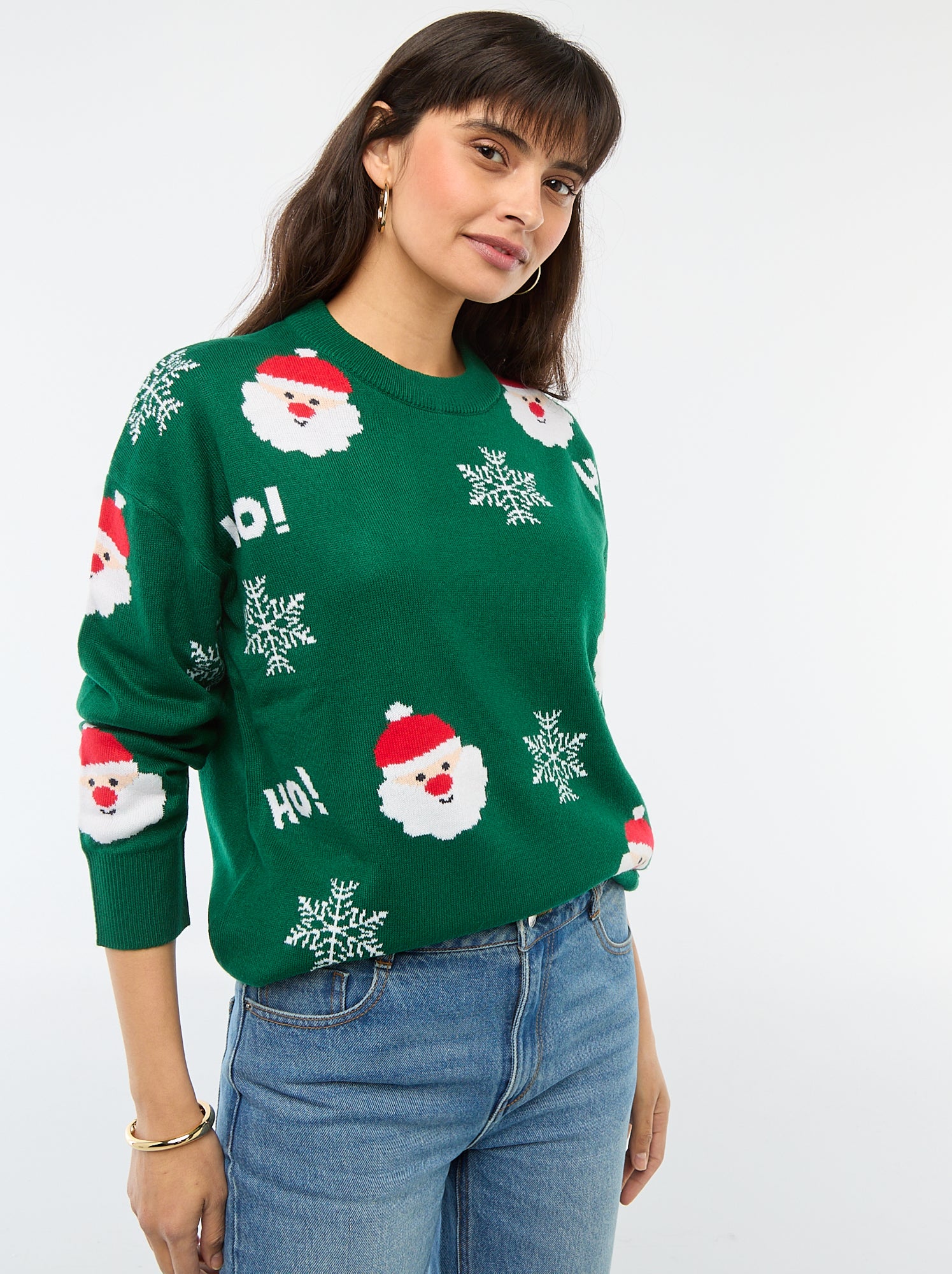 Pull de Noël en jacquard