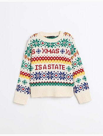 Pull de noël en maille, mo fashion