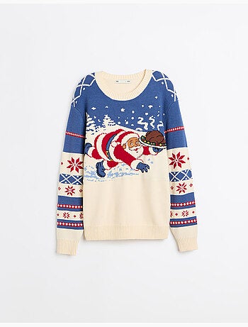 Pull de noël en maille, mo fashion