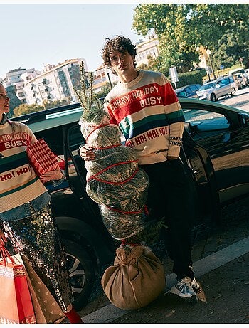 Pull de noël en maille, mo fashion