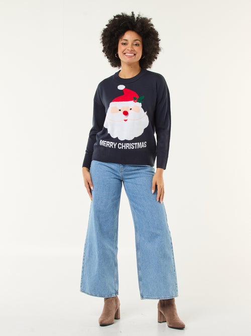 Pull de Noël imprimé - Kiabi
