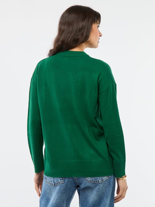 Pull de Noël imprimé chien - Kiabi