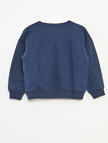 Pull de Noël imprimé en coton