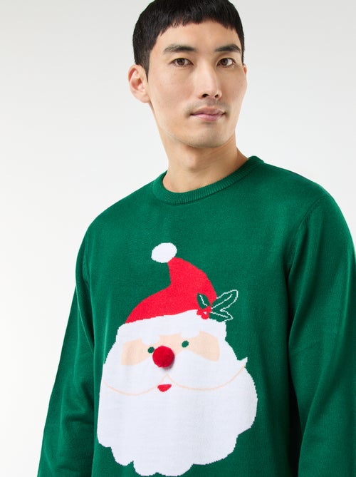 Pull de Noël imprimé - Kiabi