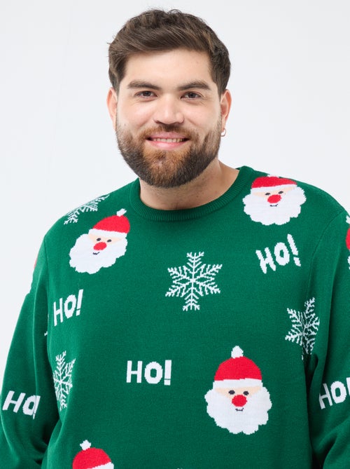 Pull de Noël imprimé - Kiabi