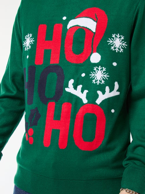 Pull de Noël imprimé - Kiabi