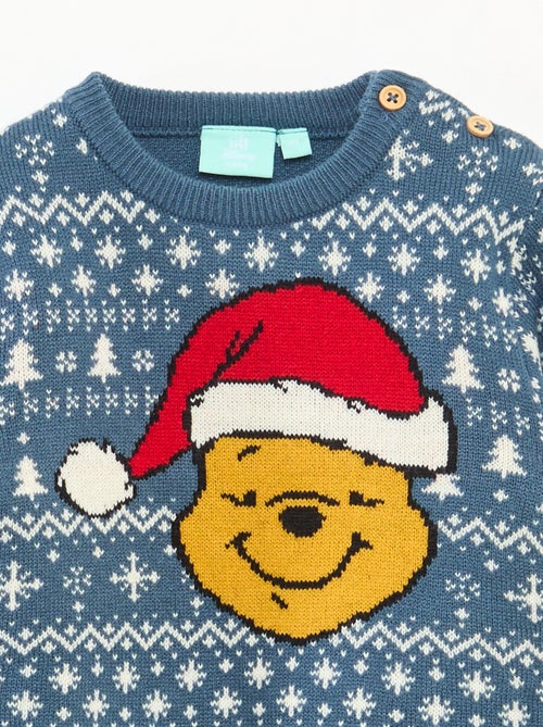 Pull de Noël jacquard 'Disney' 'Winnie' - Kiabi