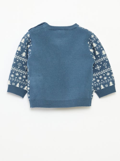 Pull de Noël jacquard 'Disney' 'Winnie' - Kiabi