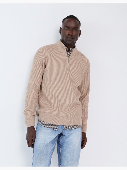 Pull demi-fermeture éclair, mo fashion - Kiabi
