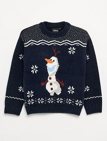 Pull 'Disney' avec jacquard 'La Reine des Neiges'