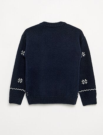 Pull 'Disney' avec jacquard 'La Reine des Neiges'