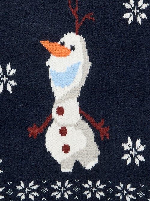 Pull 'Disney' avec jacquard 'La Reine des Neiges' - Kiabi