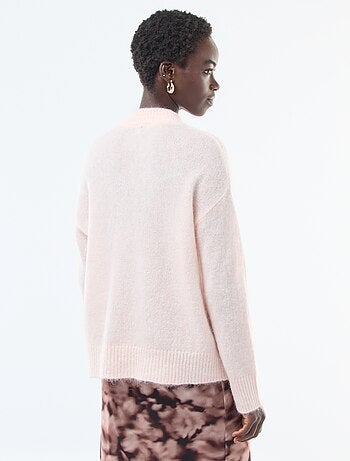 Pull doux en mohair et laine