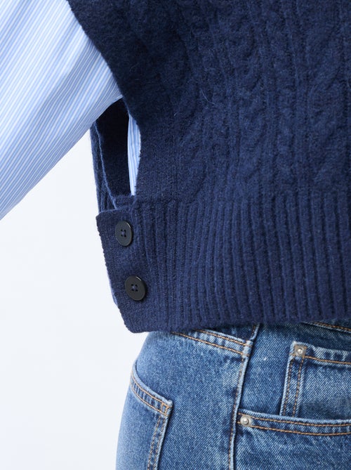 Pull effet 2-en-1 pull + chemise - Kiabi