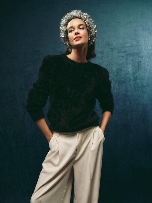 Pull effet fourrure, MO Fashion - Kiabi Pull effet fourrure, MO Fashion - Kiabi