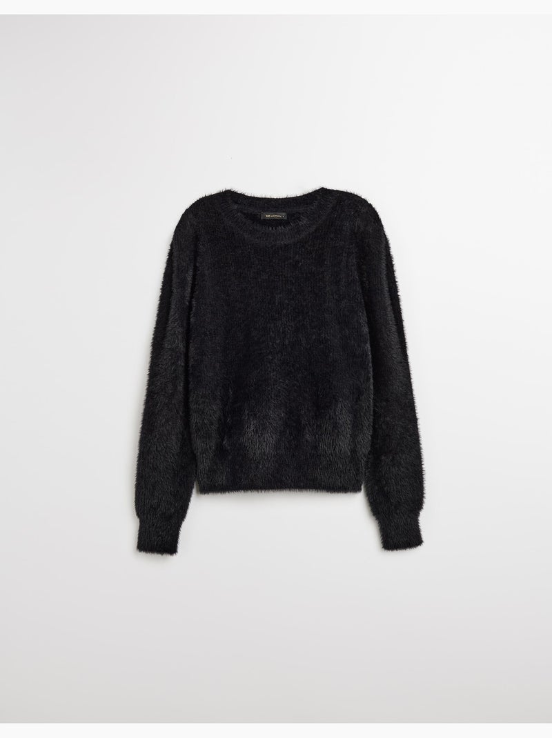 Pull effet fourrure, MO Fashion Noir - Kiabi