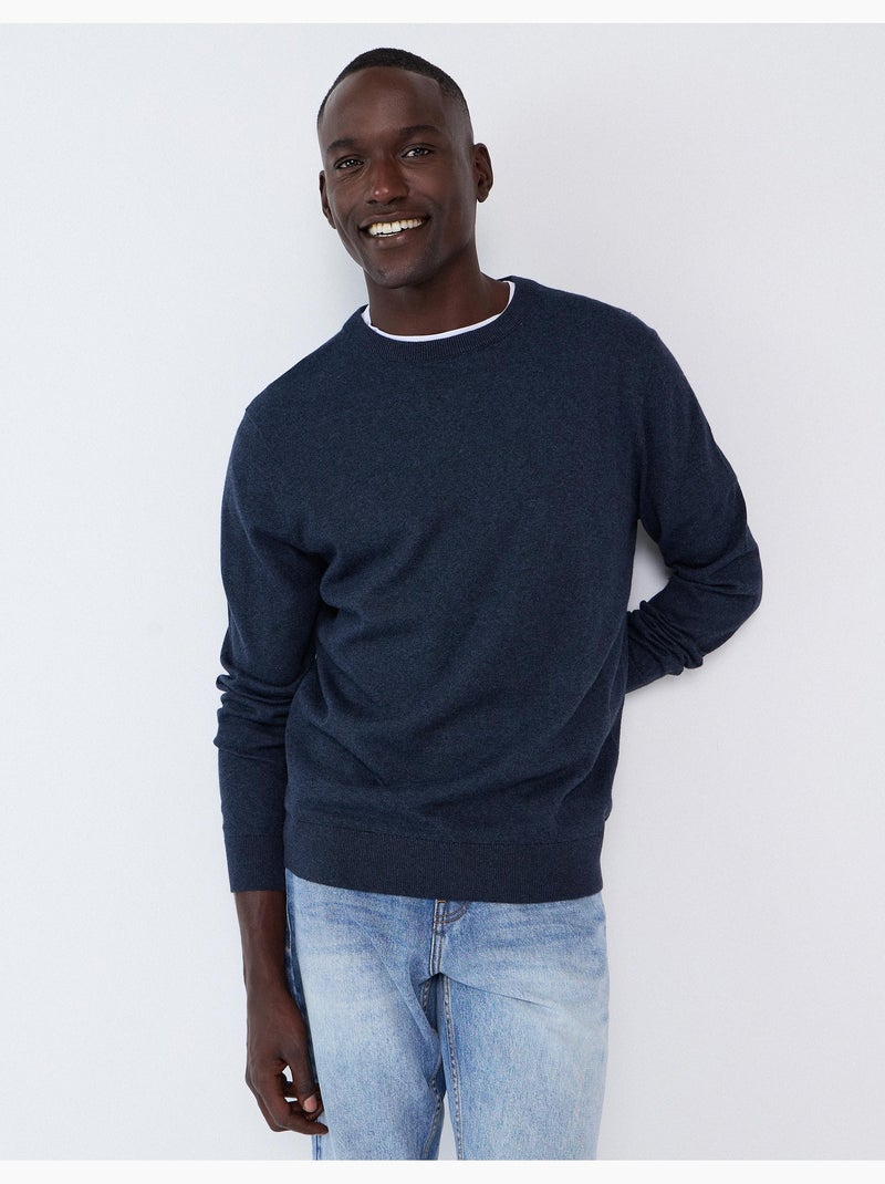 Pull en cachemire, mo fashion Bleu - Kiabi