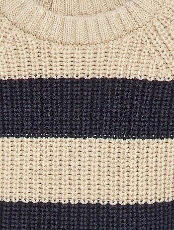 Pull en coton en maille perlée