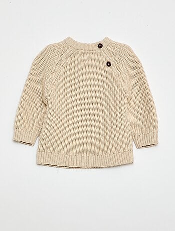 Pull en coton en maille perlée