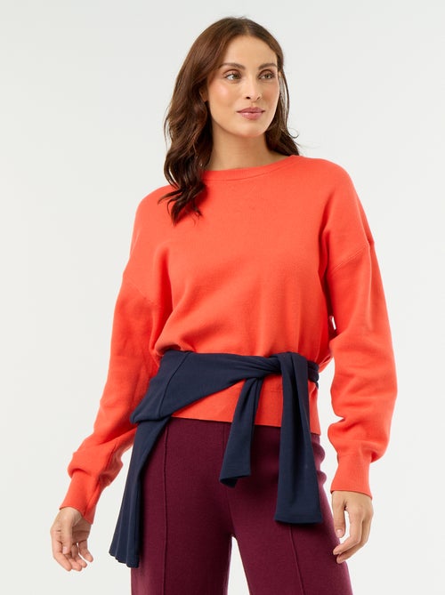 Pull en coton épais - Kiabi