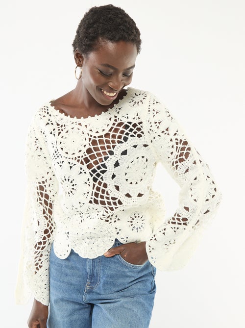 Pull en crochet - Kiabi