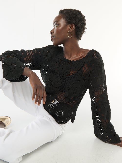 Pull en crochet - Kiabi