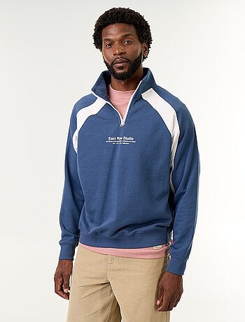 Pull en French Terry col camionneur