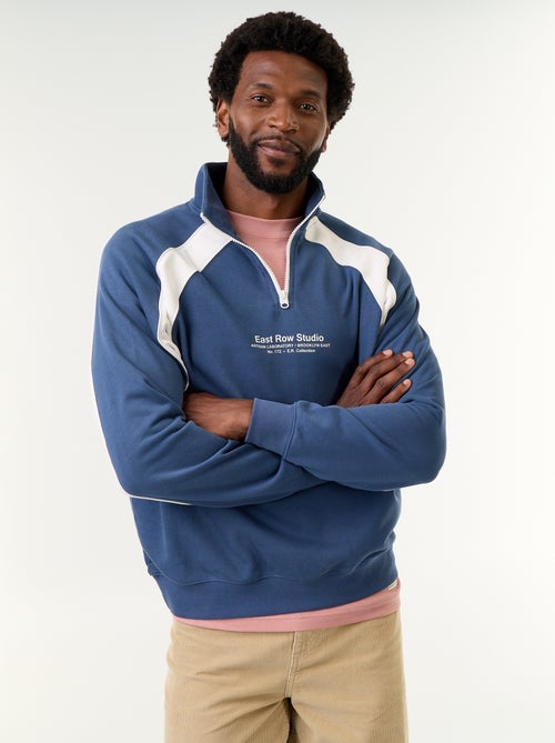 Pull en French Terry col camionneur - Kiabi Pull en French Terry col camionneur - Kiabi