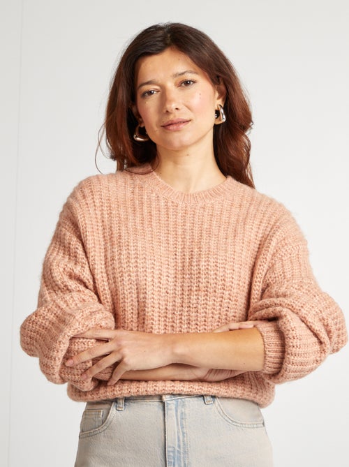 Pull en grosse maille - Kiabi