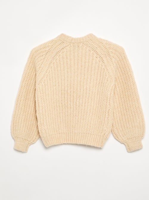 Pull en grosse maille unie - Kiabi Pull en grosse maille unie - Kiabi