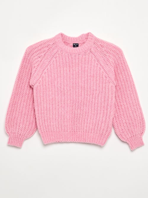 Pull en grosse maille unie - Kiabi Pull en grosse maille unie - Kiabi