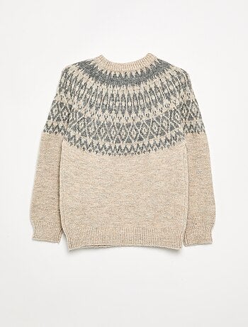 Pull en jacquard