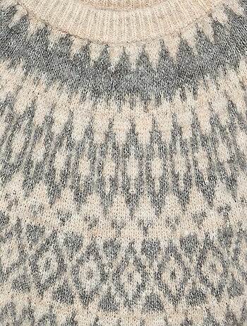 Pull en jacquard