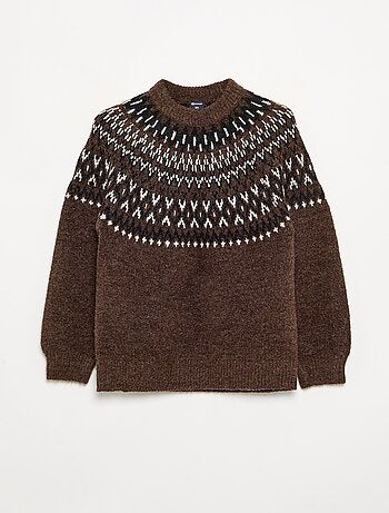 Pull en jacquard