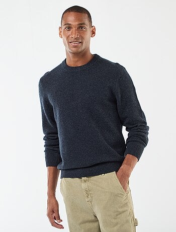 Pull en laine à col rond