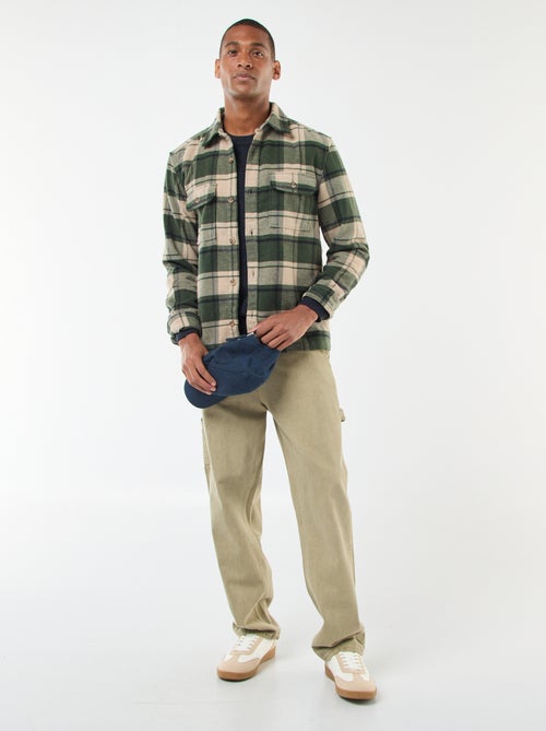 Pull en laine à col rond - Kiabi