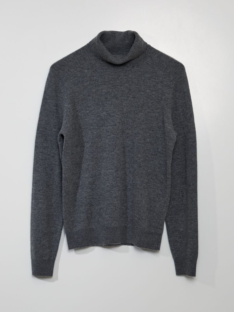 Pull Col Roulé Gris ESPRIT Collection - Taille L - Modèle SH617 - Occasion Très Bon état