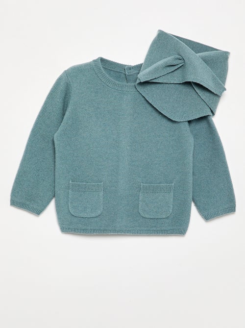 Pull en laine et cachemire - Premium - Kiabi