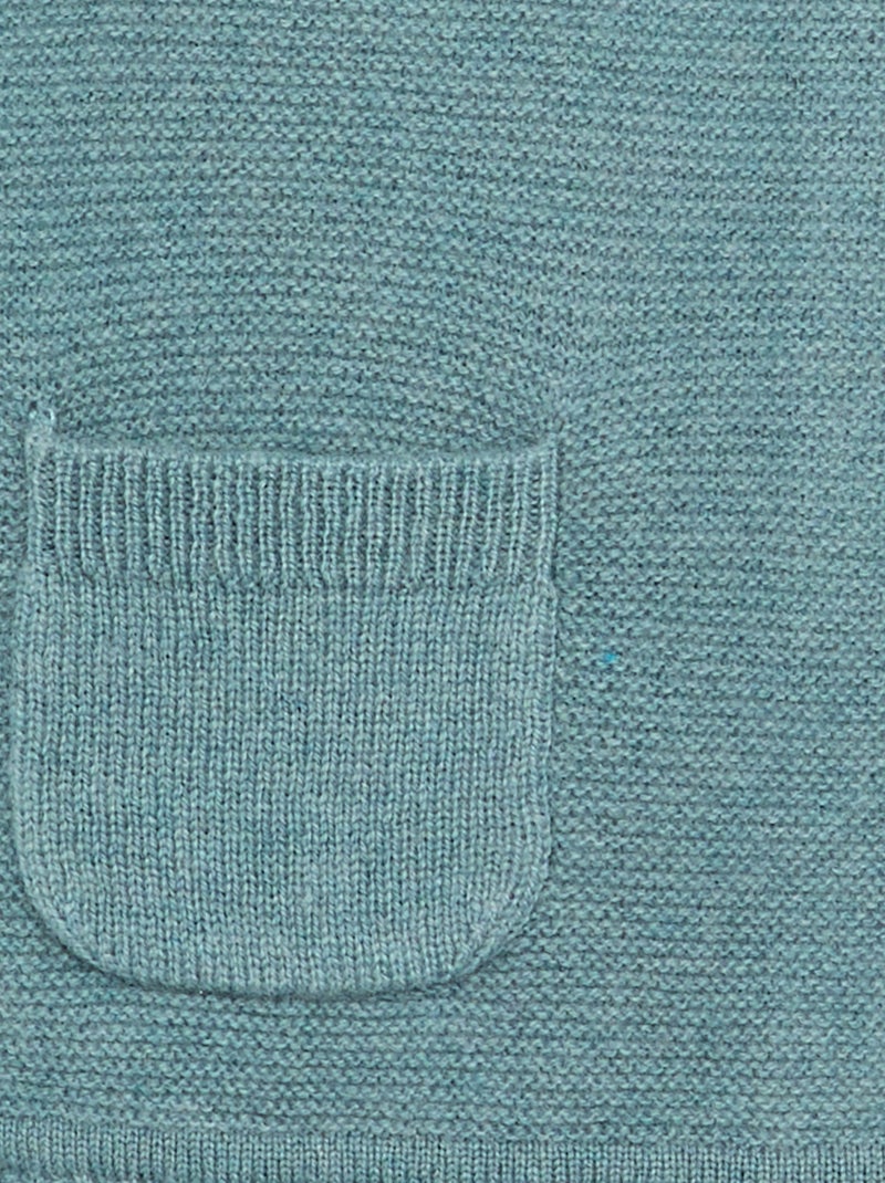Pull en laine et cachemire - Premium Bleu - Kiabi