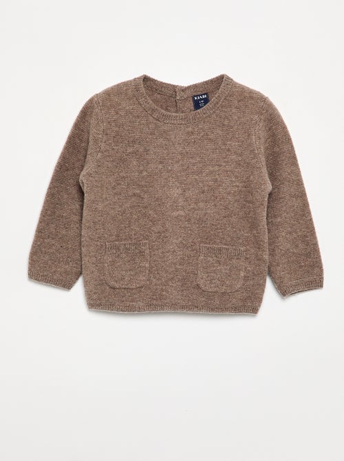 Pull en laine et cachemire - Premium - Kiabi