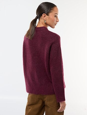 Pull en laine et mohair