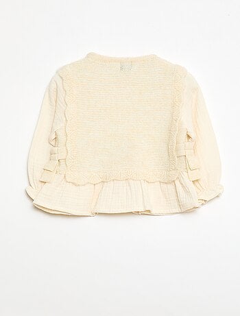 Pull en laine mélangé