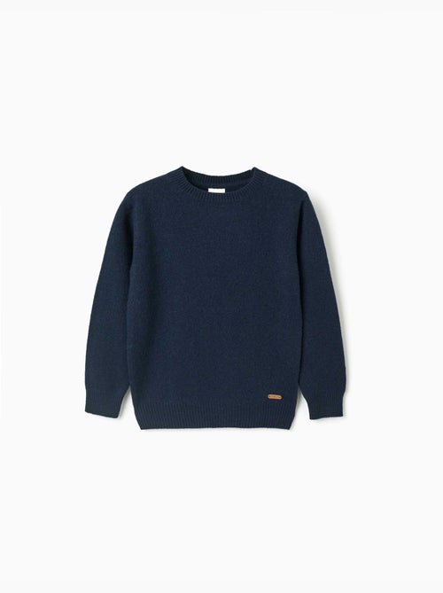 Pull en laine mélangée b&s - Kiabi