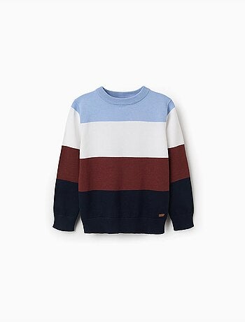 Pull en maille à rayures