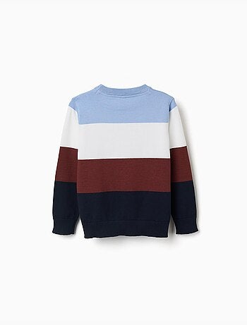 Pull en maille à rayures