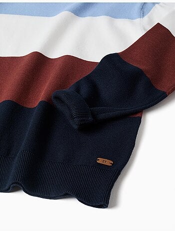 Pull en maille à rayures