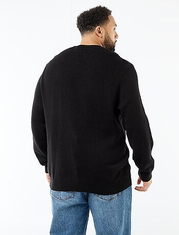 Pull en maille à col rond