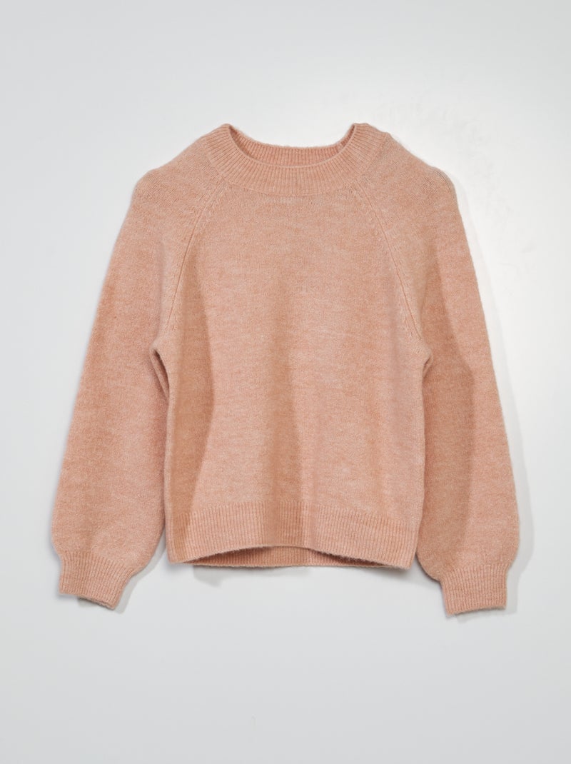 Pull en maille à col rond ROSE - Kiabi