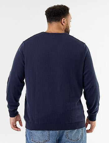 Pull en maille à col V