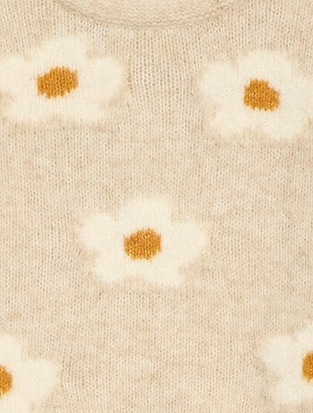 Pull en maille à motif fantaisie